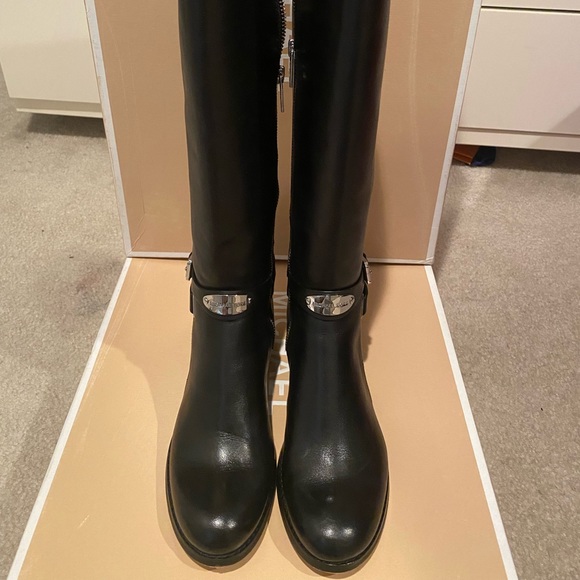 Michael Kors Black Knee Boots 6 1/2 - Picture 3 of 3